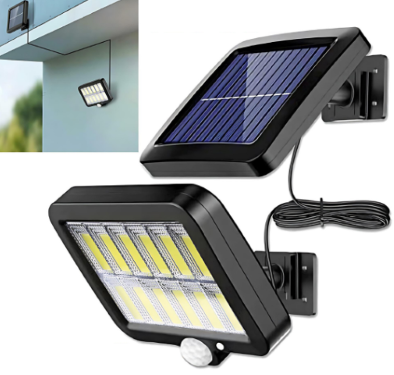 FOCO LED SOLAR CON PANEL SEPARADO 120 LED - 2