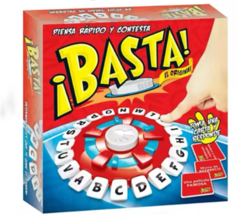 ¡ BASTA ! JUEGO DE MESA ESPAÑOL PIENSA RAPIDO Y CONTESTA - 1