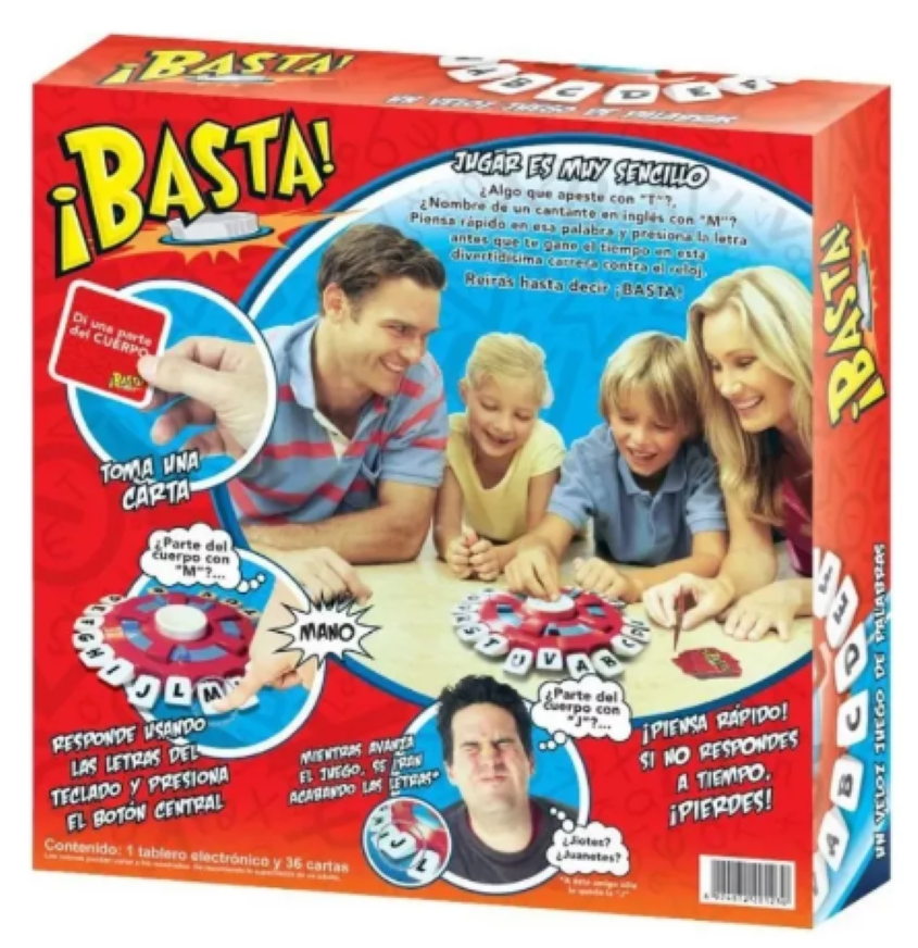 ¡ BASTA ! JUEGO DE MESA ESPAÑOL PIENSA RAPIDO Y CONTESTA - 4