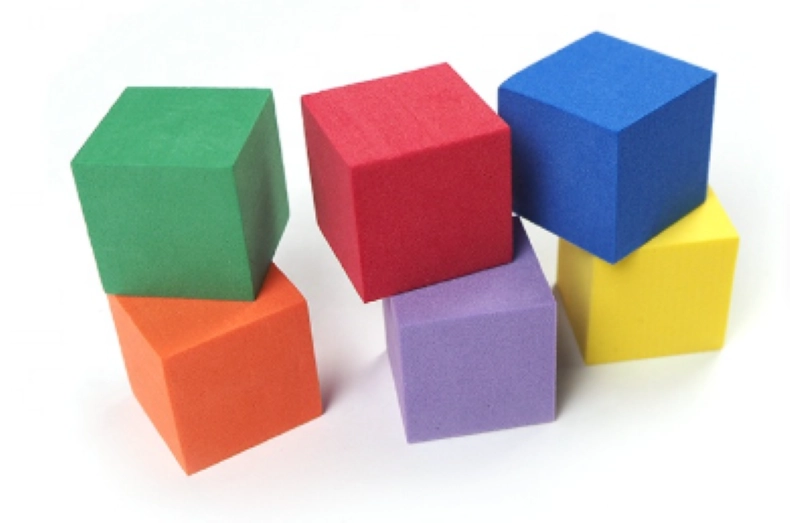 CUBO DE ESONJA NARANJO 1 PCS 15CM X15CM PISCINAS DIDACTICOS - 3