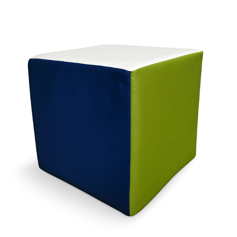 CUBO APILABLE DE ESPUMA 25X25X25CM FORRADO EN ECOCUERO - 6