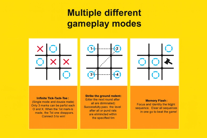JUEGO TIC-TAC-TOE GATO ELECTRONICO PARA TODA LA FAMILIA - 4