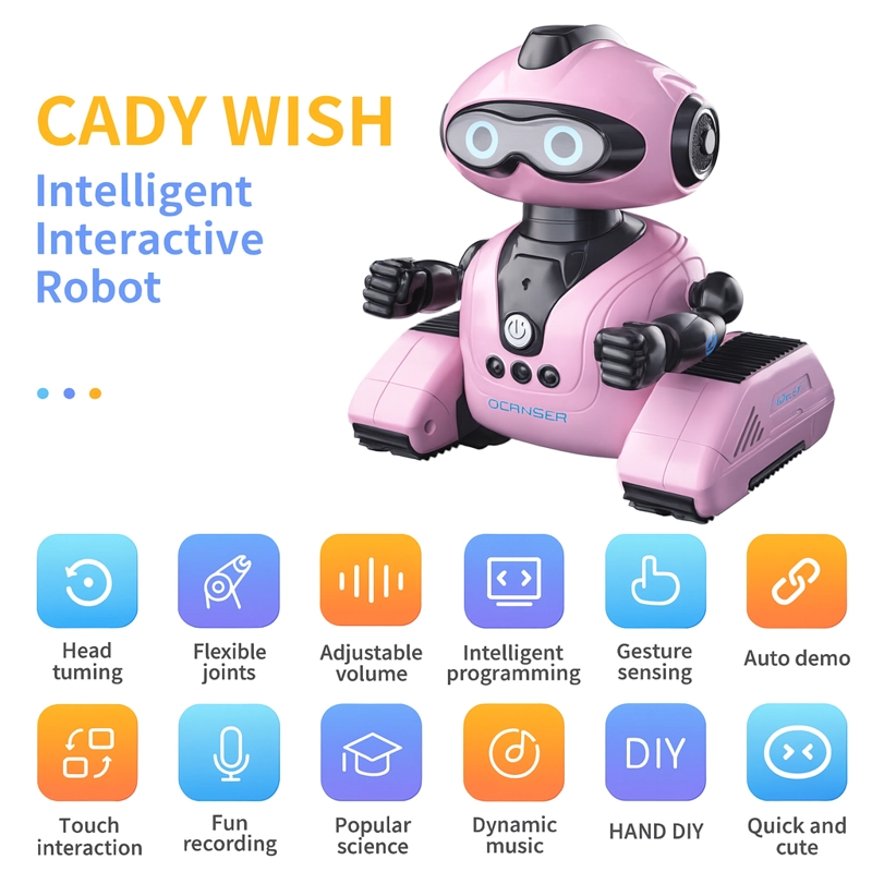 ROBOT CADY WISH INTERACTIVO HABLA BAILA Y SIGUE GESTOS - 3