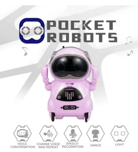 ROBOT INTERACTIVO RC-01 POCKET VOZ LUCES - 2