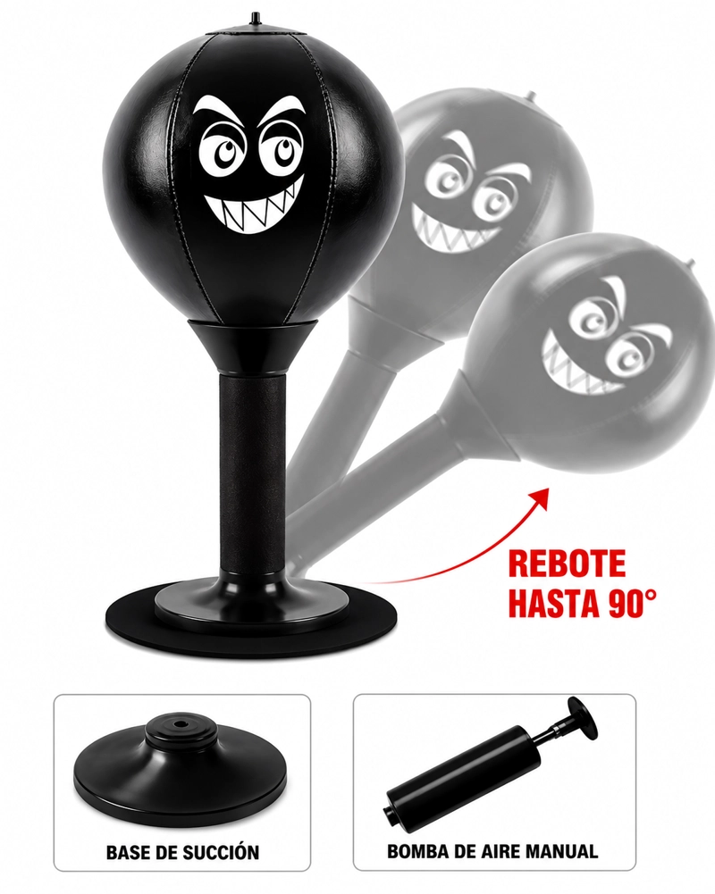 SET DE BOXEO DE MESA PUNCHING BALL PARA NIÑOS Y ADULTOS - 3