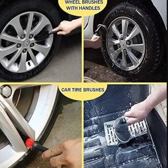 KIT DE HERRAMIENTAS DE LIMPIEZA DE LAVADO DE AUTO - 4
