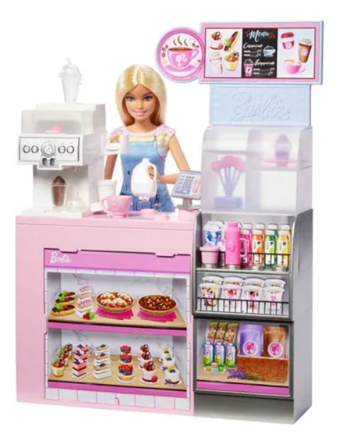 BARBIE PROFESIONES SET DE JUEGO DIVERSIÓN EN LA CAFETERÍA COLOR MULTICOLOR - 2
