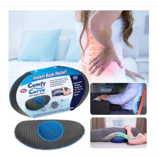 ALMOHADA ORTOPEDICA ESPUMA VISCOELASTICA AJUSTE CERVICAL - 1