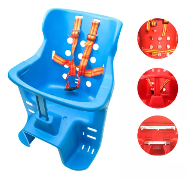 SILLA ASIENTO BICICLETA PARA BEBE NIÑOS+PARRILLA 30 KILO - 2