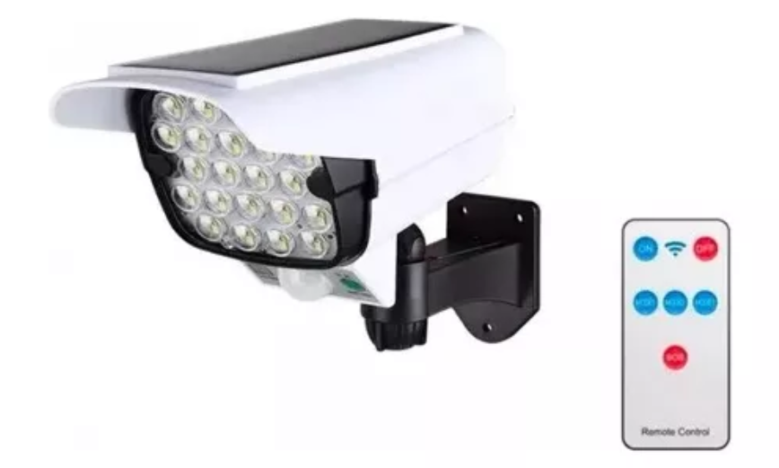 FOCO SOLAR DE MOVIMIENTO TIPO CAMARA+SENSOR + CONTROL REMOTO - 1