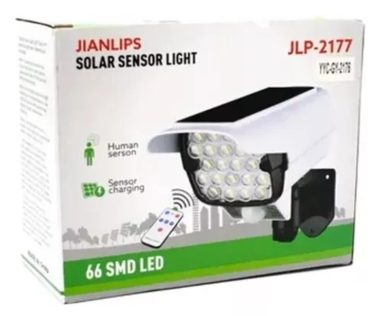 FOCO SOLAR DE MOVIMIENTO TIPO CAMARA+SENSOR + CONTROL REMOTO - 3