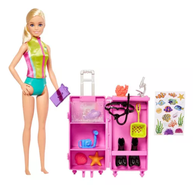 BARBIE BIÓLOGA MARINA HMH26 - MUÑECA PROFESIONES - 2