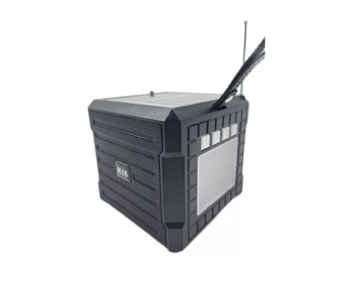 PARLANTE K16 BLUETOOTH INALAMBRICO CON CARGA SOLAR STEREO - 3