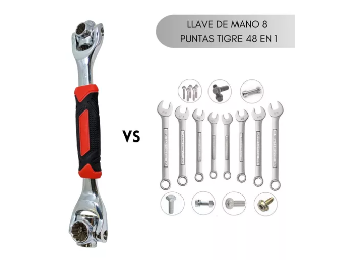 LLAVE DADO UNIVERSAL 48 EN 1 MULTIFUNCIONAL TIPO DADO - 5