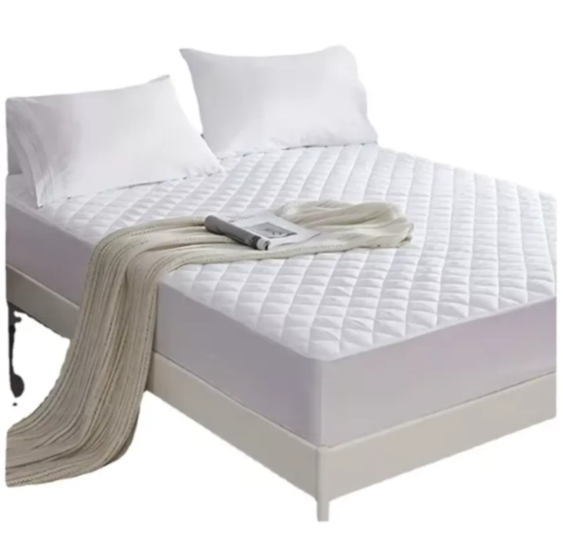 CUBRECOLCHÓN IMPERMEABLE 2 PLAZAS HIPOALERGENICO + 2 FUNDAS - 1