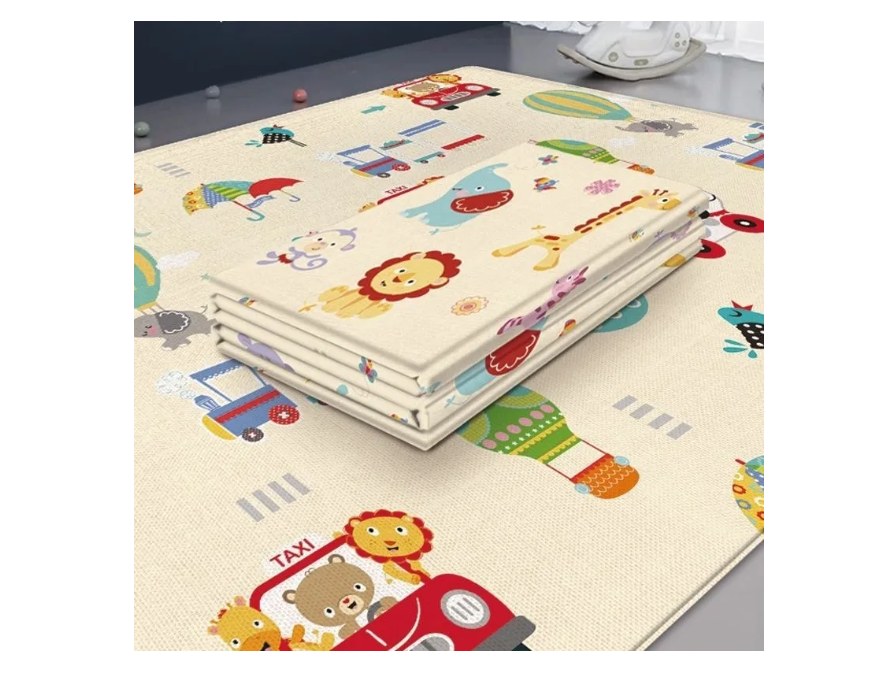 ALFOMBRA ANTIGOLPES PLEGABLE 120X180 CM BEBÉS REVERSIBLE - 2