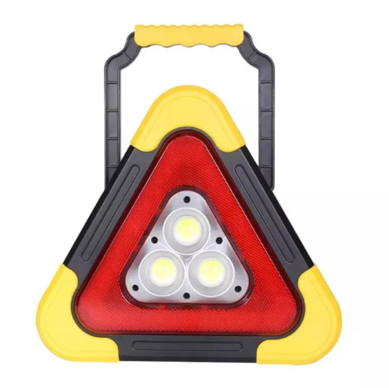 TRIANGULO DE EMERGENCIA LED RECARGABLE PORTATIL SOLAR - 2