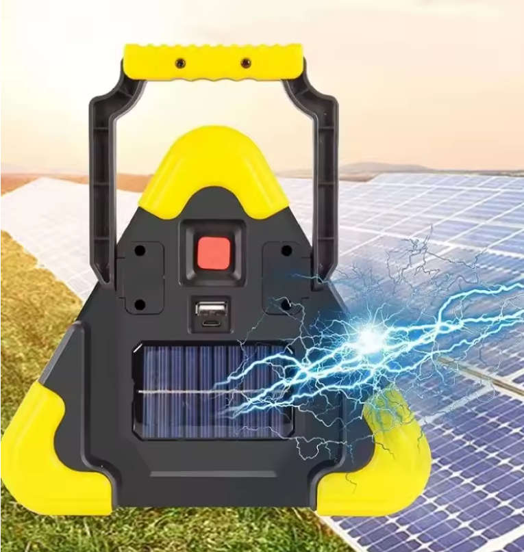 TRIANGULO DE EMERGENCIA LED RECARGABLE PORTATIL SOLAR - 5