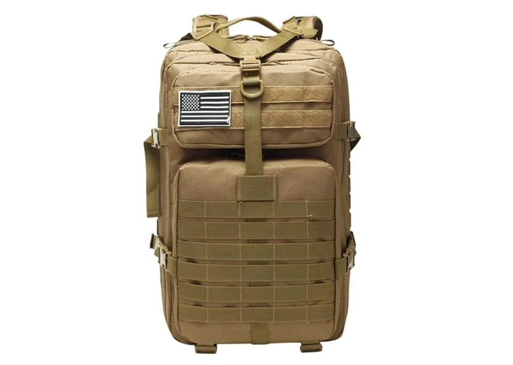 MOCHILA TACTICA 45 LITROS OUTDOOR COLOR VERDE MILITAR - 1