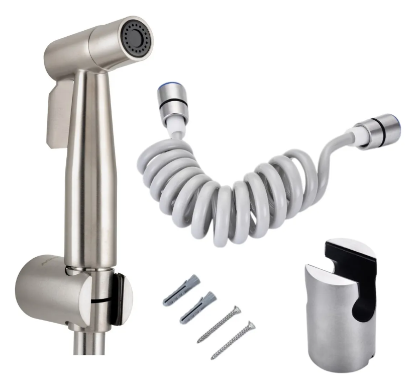 KIT DUCHA BIDET ARABE WC INODORO ACERO INOXIDABLE (0) - 3