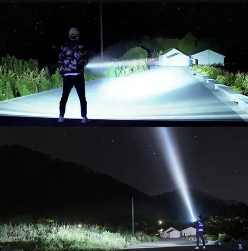 LINTERNA LED ALTA POTENCIA RECARGABLE 600 METROS - 6