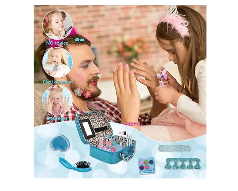 JUGUETES DE MAQUILLAJE PARA NIÑAS 32 PIEZAS - 2