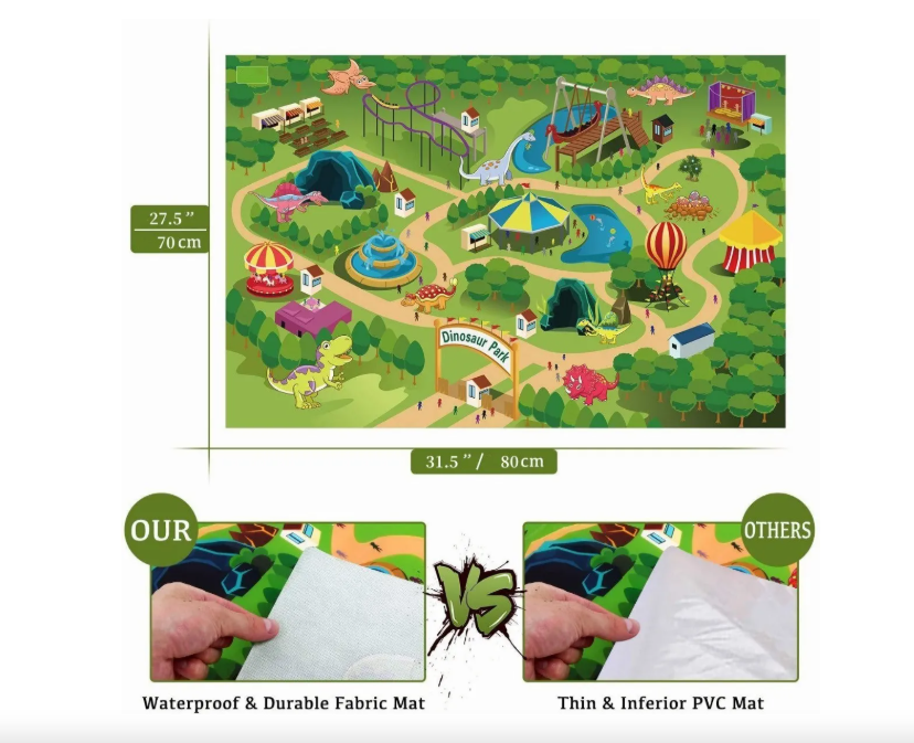SET DE DINOSAURIOS CON ACCESORIOS 104 PIEZAS - COMERCIAL MYL - 5