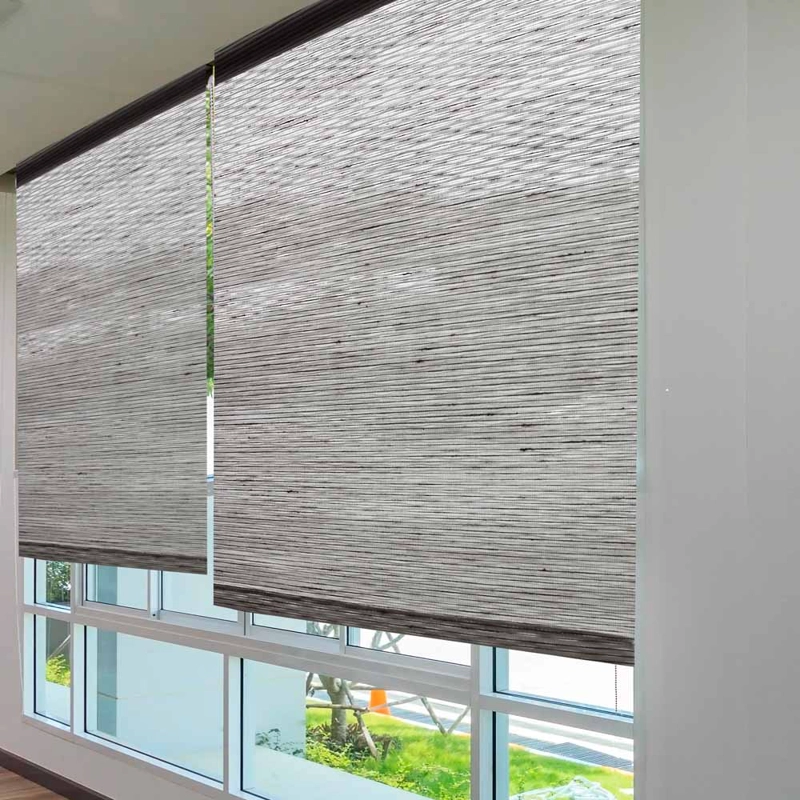 CORTINA ROLLER NATURAL FIBER WAVE 90X170GRIS - 5