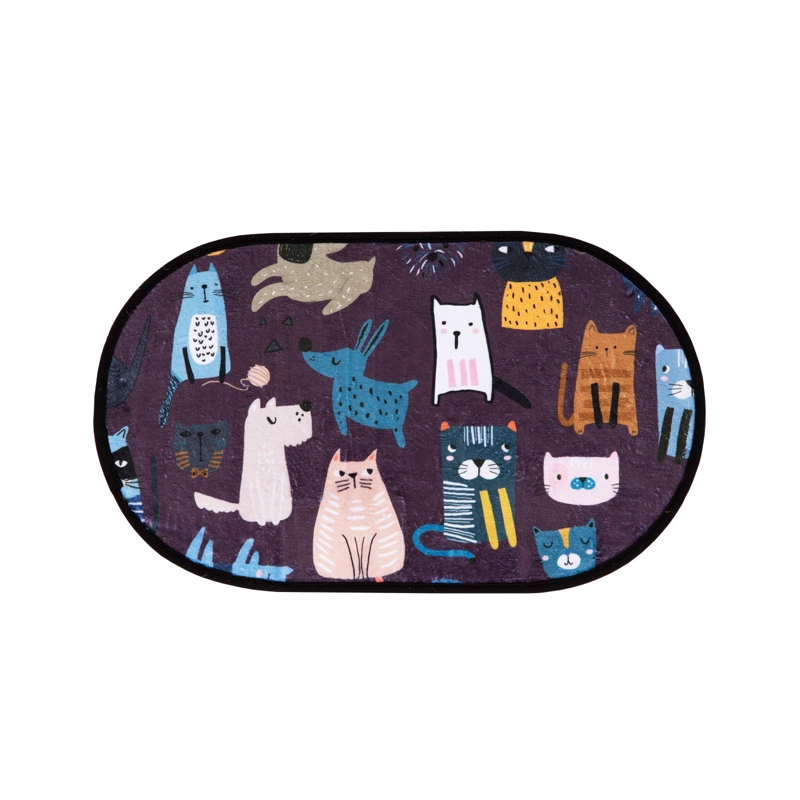 LIMPIAPIES DIB PETS DESIGN CONTEMPORÁNEA MODERNA AZUL 35 X 60 CM - 1