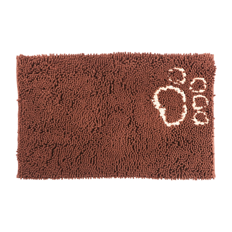 LIMPIAPIES DIB ANIMAL MAT PISO MICROFIBRA CAFE 50 X 80 CM - 1