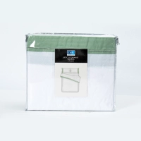 SÁBANAS DIB GUARDA 2 PLAZAS MICROFIBRA VERDE LISO - 6