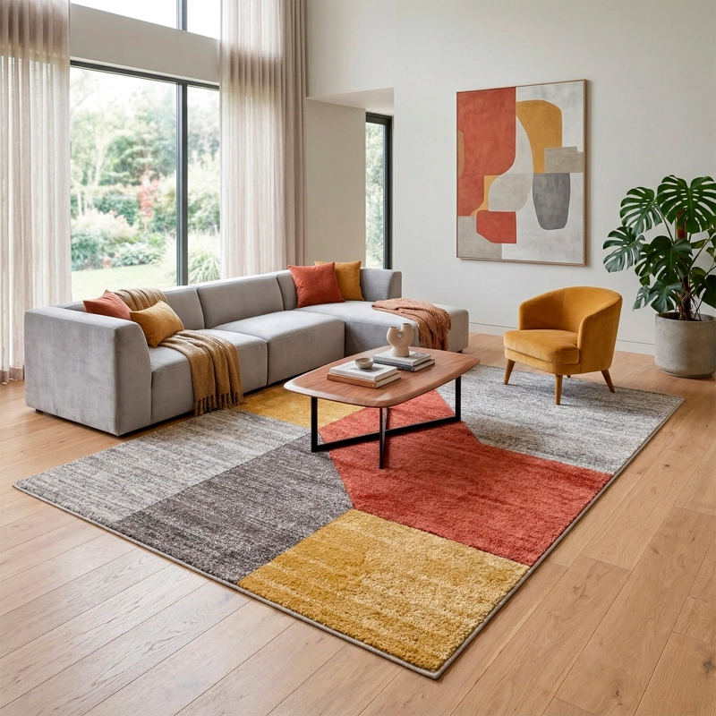 ALFOMBRA ORLEANS 190X290 E0899 D.BEIGE GOLD - 1