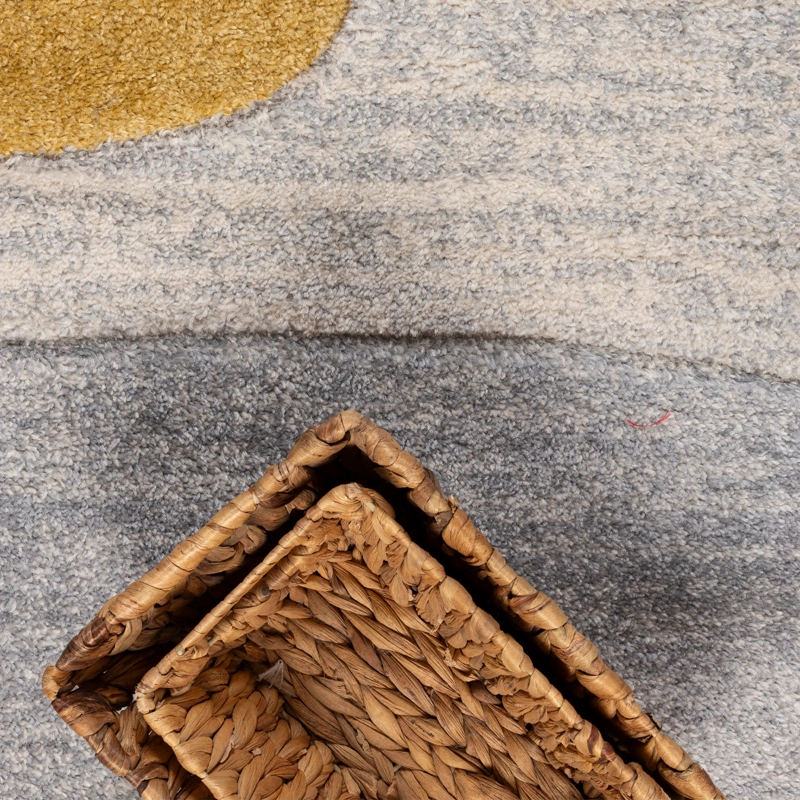 ALFOMBRA ORLEANS 190X290 E0900 D.GREY CREAM - 4