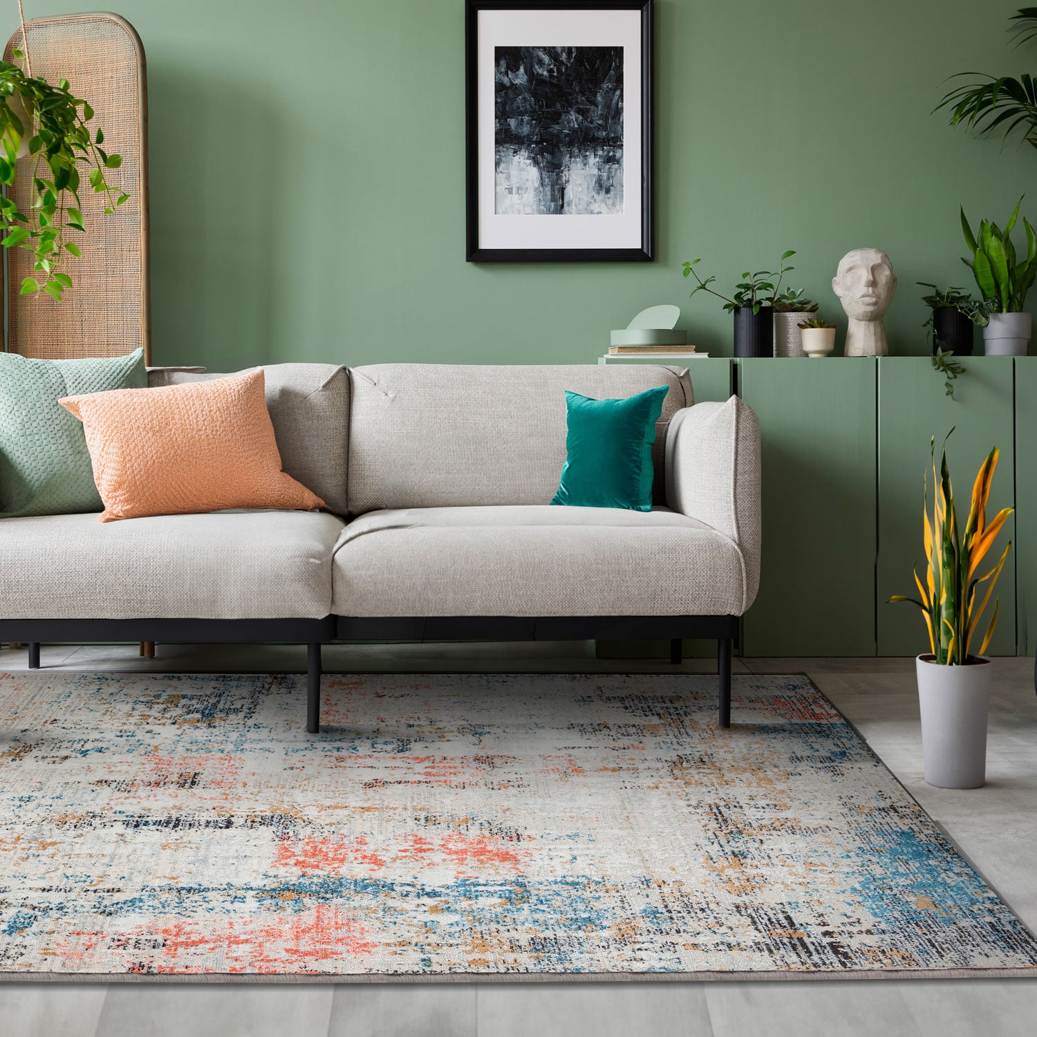 ALFOMBRA MAISON  160X230  CREAM / D.GREY CKN AE10A - 1