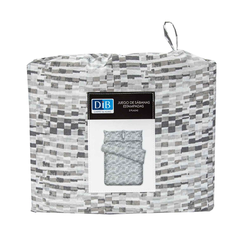 SABANAS MICROFIBRA 2 PLAZAS LADRILLO GRIS - 4