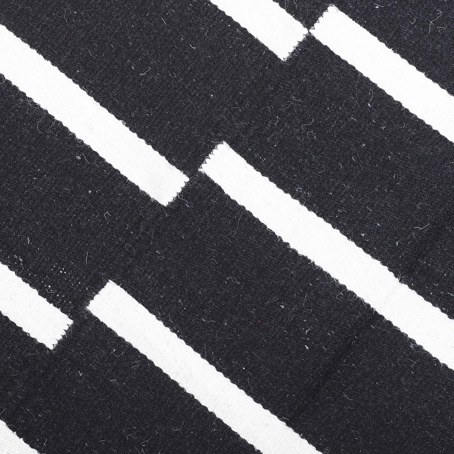 ALFOMBRA HANDWOVEN RUSTIC 190X290 NEGRO - 2
