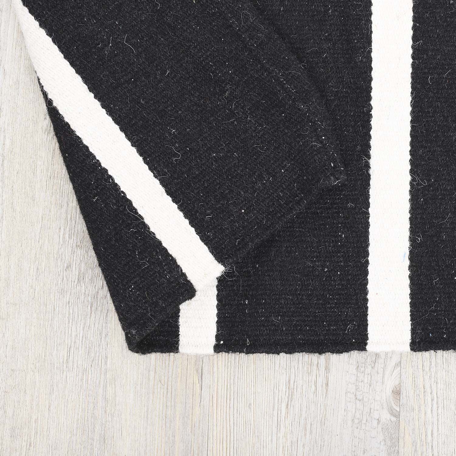 ALFOMBRA HANDWOVEN RUSTIC 190X290 NEGRO - 5
