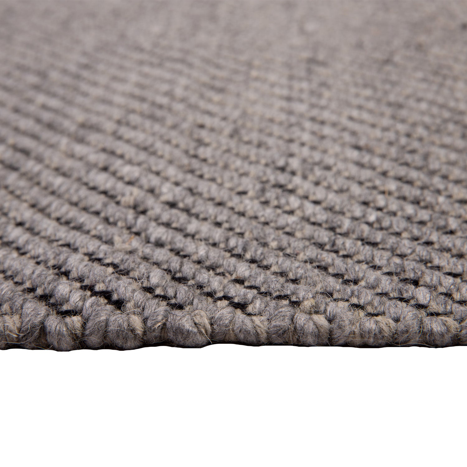 ALFOMBRA HANDWOVEN WOOL STYLE 190X290 GRIS - 2