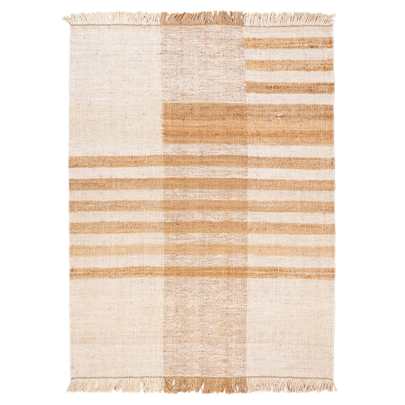 ALFOMBRA YUTE LANA IBIZA HO 54249 NATURAL 160X230 - 1