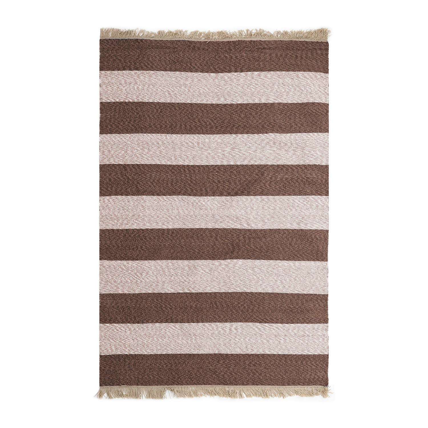 ALFOMBRA NATURAL STRIPE 190X290 CAFE 252892 - 1