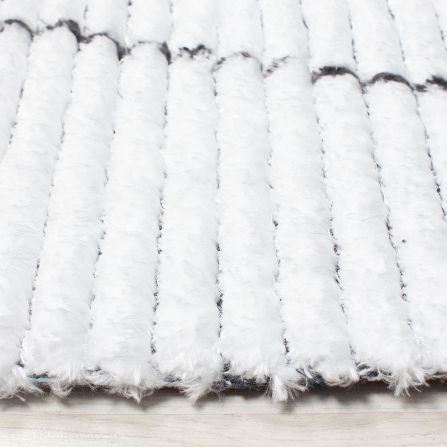 ALFOMBRA MYSTIQUE 200X290 BLANCO/ GRIS - 2