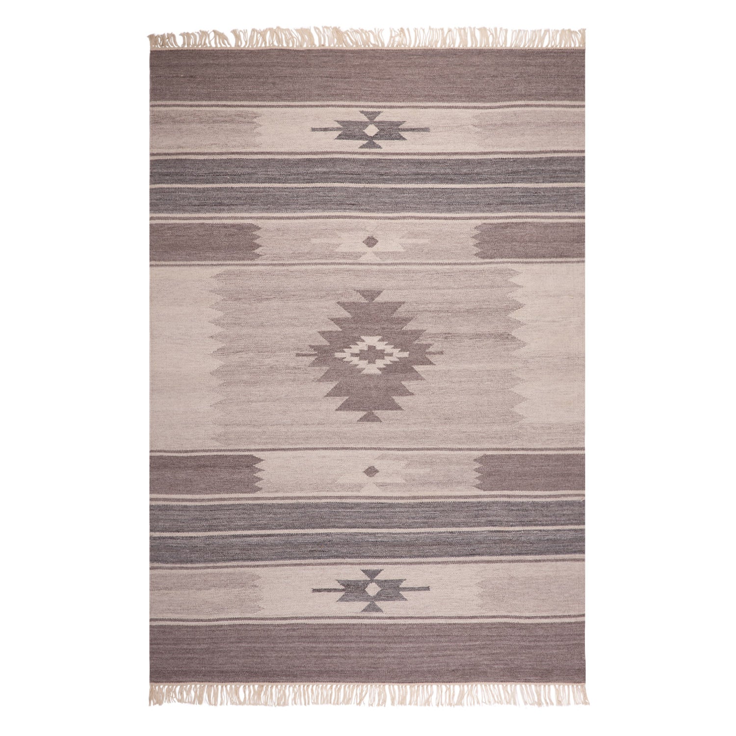 ALFOMBRA HANDWOVEN ECO ETHNIC 190X290 TAUPE 200001 - 1