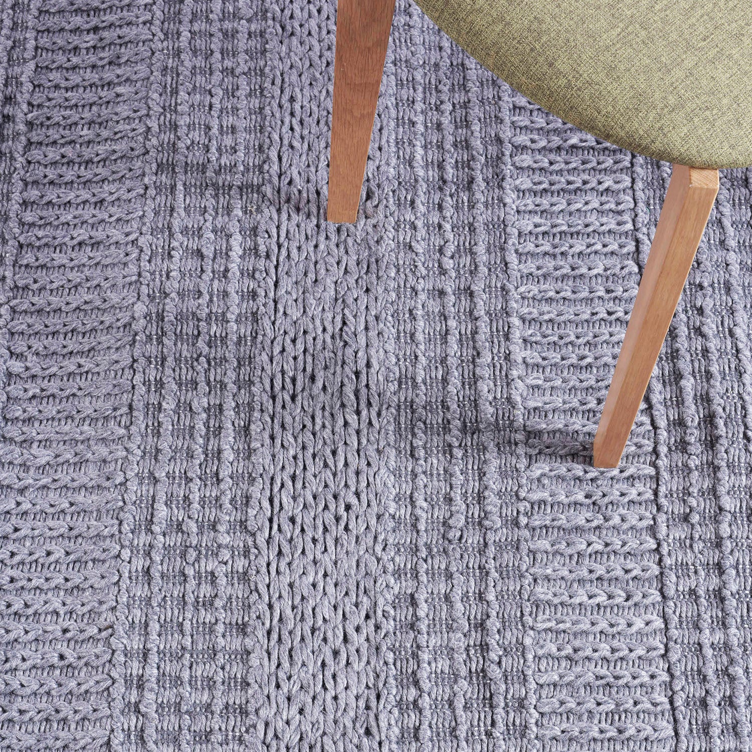 ALFOMBRA HANDWOVEN VERONA 160X230 GRIS - 5