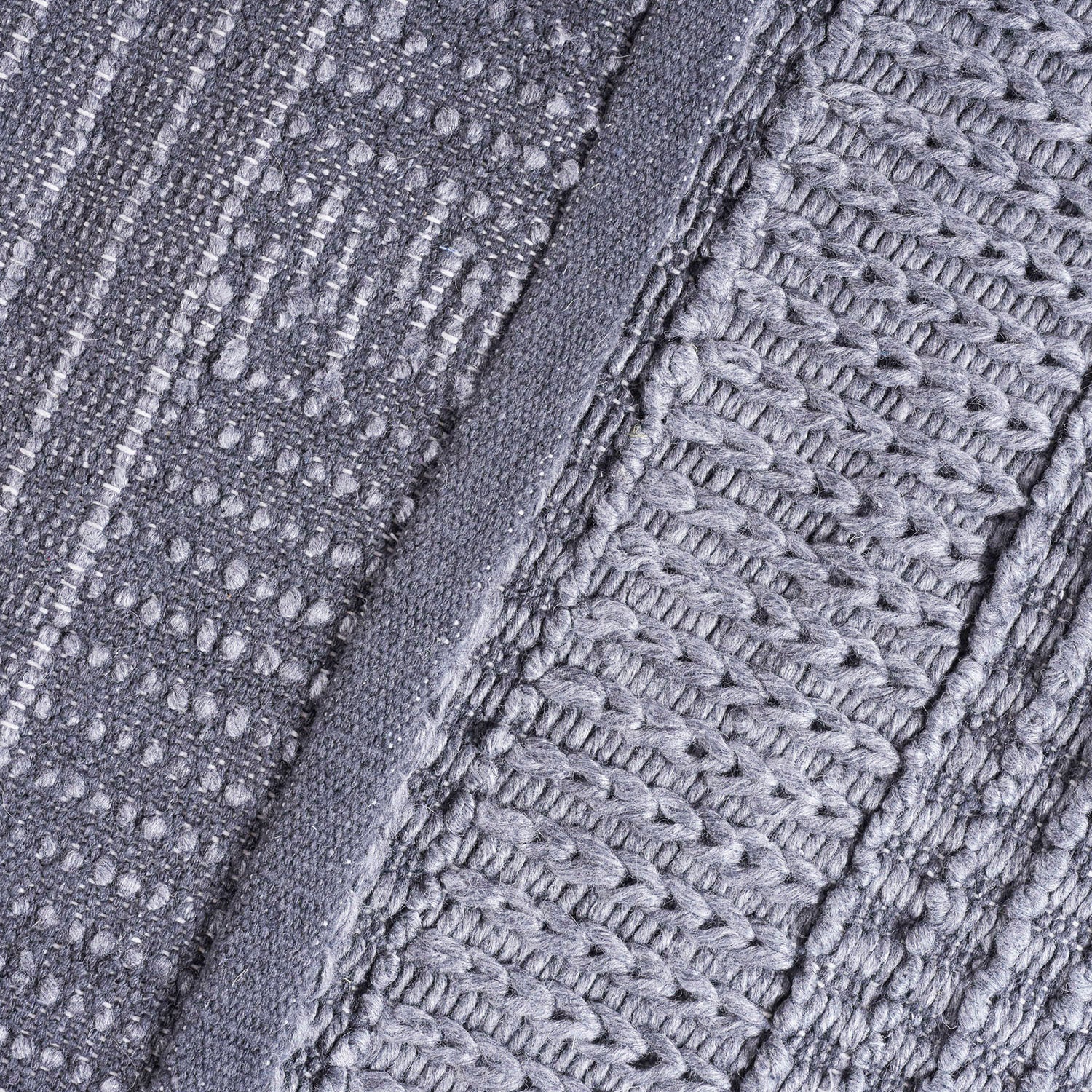 ALFOMBRA HANDWOVEN VERONA 160X230 GRIS - 6
