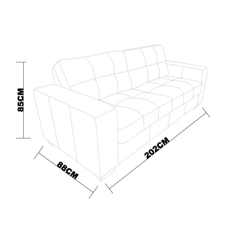 SOFA ONIS 3 CUERPOS BEIGE - 7