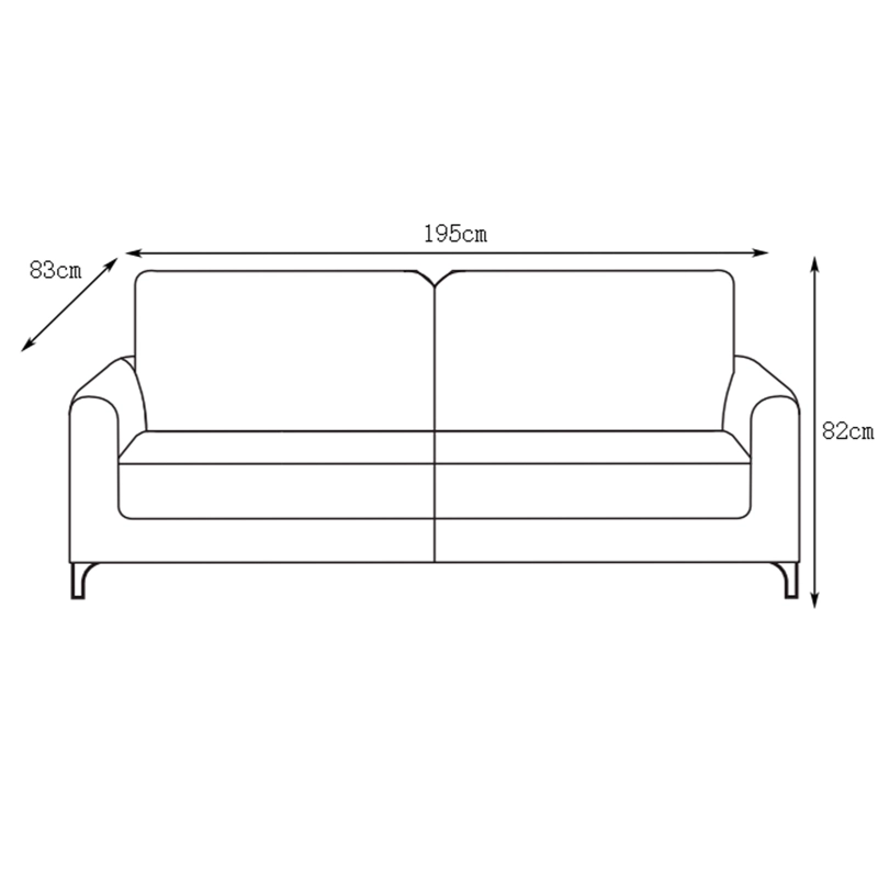 SOFA ZAGREB 3 CUERPOS CAMEL - 4