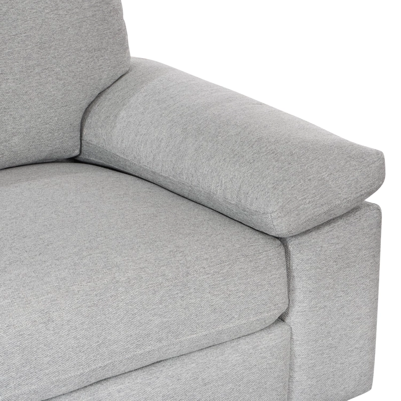 SOFA PARMA 3 CUERPOS GRIS CLARO - 5