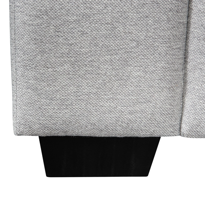 SOFA PARMA 3 CUERPOS GRIS CLARO - 6