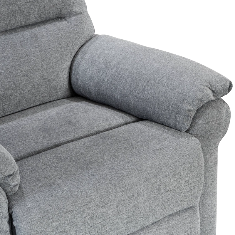 BERGER RECLINABLE 1  CUERPO SEUL GRIS CLARO - 6