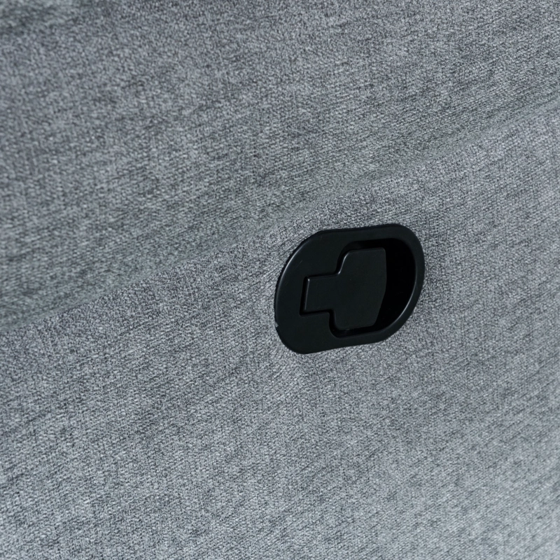 BERGER RECLINABLE 1  CUERPO SEUL GRIS CLARO - 7